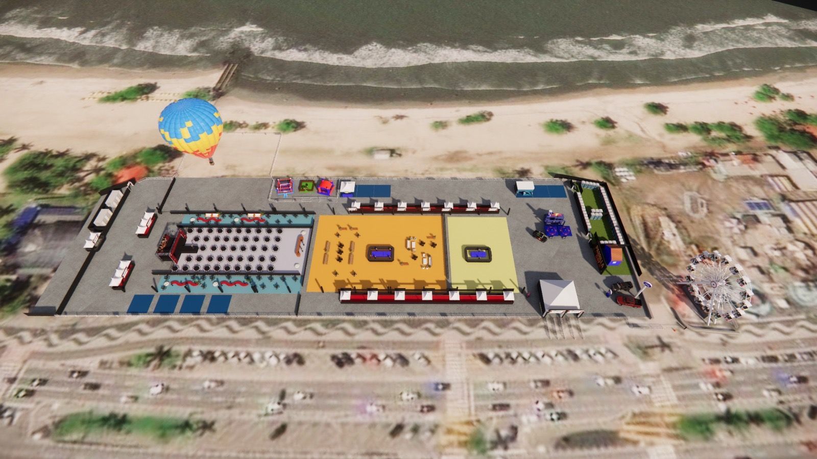 Mapa do Parrilla Day Caraguá Beach